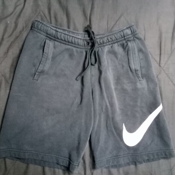 Nike Big Swoosh Logo Sweat Shorts - Picture 1 of 6